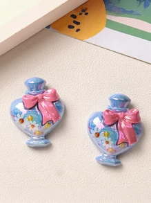 10/20pcs Mixed Cartoon Resin DIY Accessories, Electroplated Bottle, Cream Glue, Handmade Hair Clips, Phone Cases, Shoe Buckle Crafts