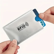 5/10pcs RFID Blocking Card Sleeves - Anti-Theft, NFC Blocking ID And Credit Card Protector