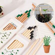 8 cái/16 cái Bút chì hạt giống sáng tạo Bút hạt giống nảy mầm Chậu cây con Bút chì hạt giống có thể trồng trở lại trường học - Nhiều màu - Xem 1