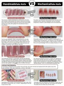 10 piezas de uñas hechas a mano de FAIRYPLUS, decoración de mariposa de alta gama temperamental en color desnudo suave, polvos de espejo plateado pintados a mano de forma pura para blanquear, estilo lujoso y simple de uñas postizas