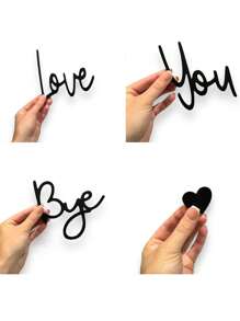 Wooden Love You Bye Sign Above Door, Love You Bye Door Topper, Love You Bye, Love You Bye Sign, Love You, Bye Sign, Love Signs For Home Decor, Love You Bye Wall Decal