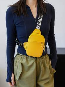 ceionkeust Bolso multifuncional unisex para el pecho/cintura, diseño anti-robo, ligero, adecuado para senderismo, correr, actividades al aire libre, bolso cruzado de moda para hombres y mujeres con correa ancha, bolsillo para teléfono móvil y monedero