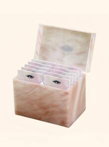 Estojo para Armazenamento de Cílios, Caixa de Armazenamento Acrílica de 5/10 Camadas para Organização de Cílios, Suporte para Paleta de Cola de Cílios Postiços, Expositor Compacto para Alongamento de Cílios com 5/10 Paletes