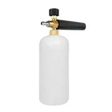 Heavy Duty Car Foam Cannon, Adjustable Foam Blaster And Thick Foam, With 1/4" Quick Connector And 1 Liter Bottle - White - View 2