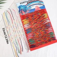 100pcs/Pack Mixed Color Lucky Handmade Bracelets
