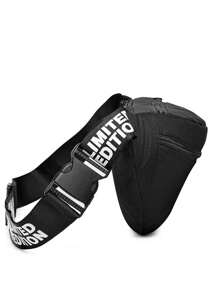 男士新款胸包男士轻便尼龙帆布胸包休闲运动男式腰包