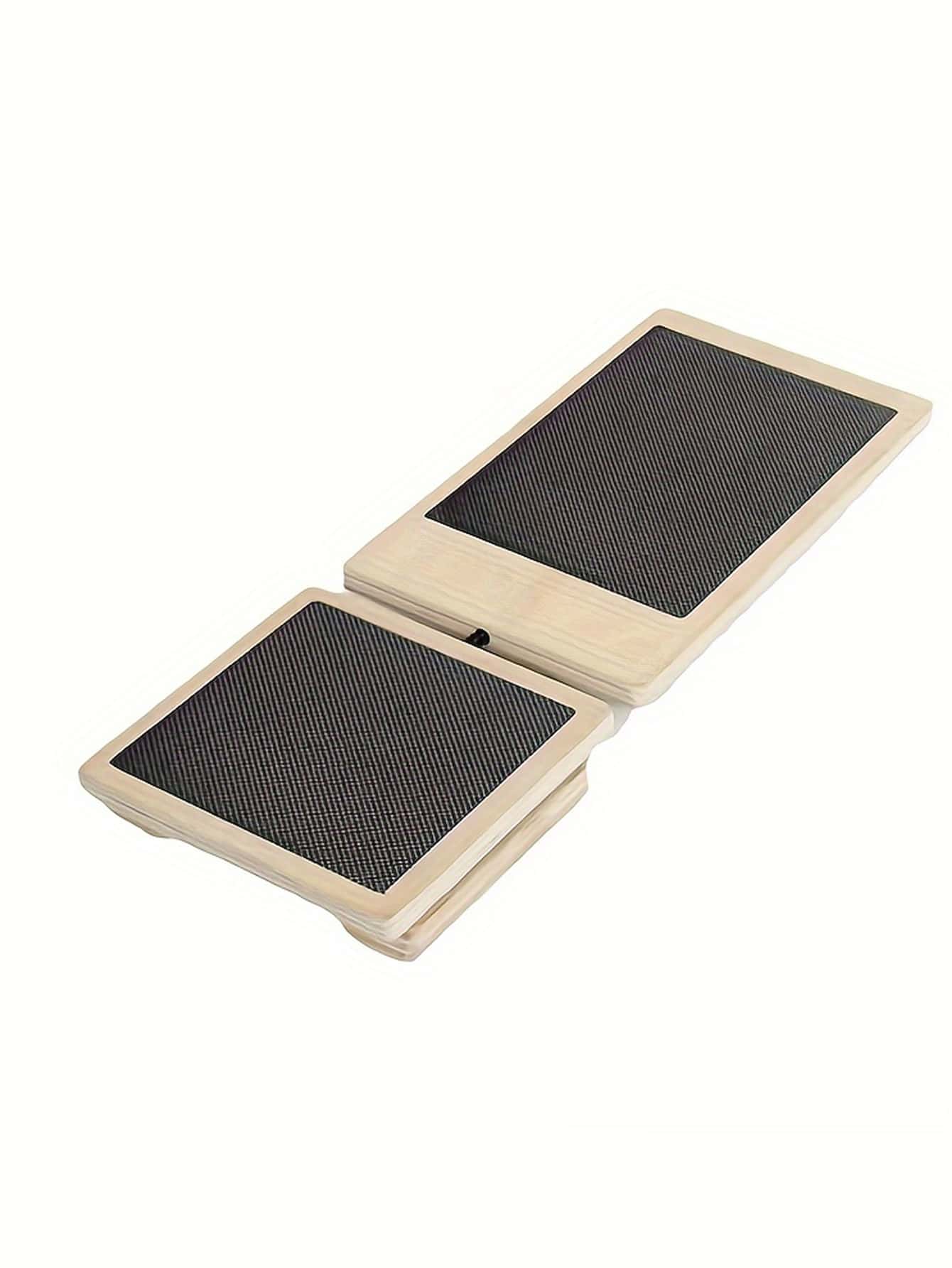 BlackBoard The Wedge - Tavola Di Bilanciamento Regolabile Fino A 35°, In Legno E Gomma, Per Allenamento Equilibrio, Mobilità E Riabilitazione