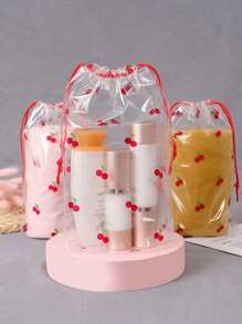 10 túi nhựa rút du lịch, túi đựng đồ trang điểm, túi đựng đồ lót và tất, túi đựng quần áo du lịch, thích hợp cho du lịch, ký túc xá, chuyến đi của trường, hành lý, đồ dùng thiết yếu cho ngày tựu trường, phụ kiện du lịch, đồ dùng thiết yếu cho ký túc xá, túi đựng đồ, túi đựng đồ cho trường học - Nhiều màu - Xem 3