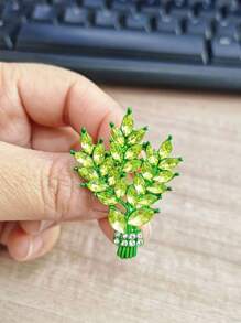 1 件薰衣草翻领别针胸针，多功能西装领/翻领装饰，防止衣柜故障，新设计