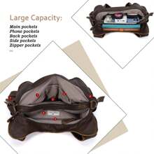 Angelkiss Hobo Purses And Handbags Women Satchel Handbag Women Purses Large Daily Shoulder Bags - 黑色 - 查看 11