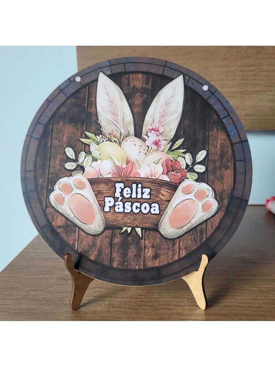 Easter Decoration With 20cm MDF Table Stand - 21 - View 1