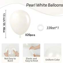 10/20/30/40/50pcs Pearl White Balloons 18/12/10/5 Inches, Pearl White Latex Party Balloons Used For Weddings, Engagements, Bridal Showers, Birthday Party Decorations