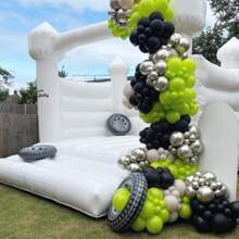 10/20/30/40/50 个柠檬绿气球 18/12/10/5 英寸，浅绿色乳胶派对气球，适用于淋浴派对恐龙丛林万圣节生日派对装饰 - 淺綠色 - 查看 6