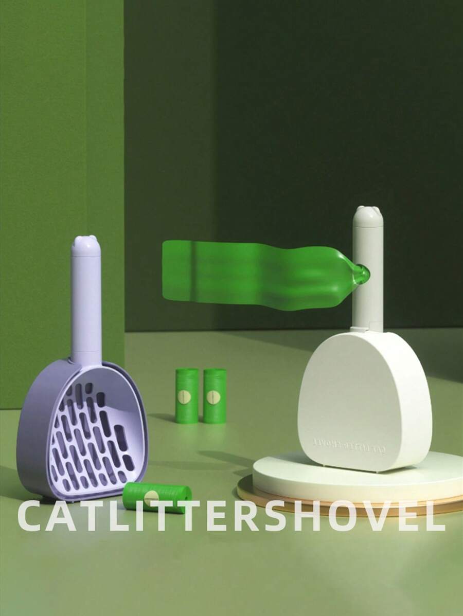 1 件装多功能猫砂铲塑料猫便铲清洁工具适用于狗和猫