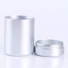 Mini Metal Box, Stainless Steel Tea Can, Small Travel Portable Container, Sugar Coffee Can, Organizer, Protein Container, Vase