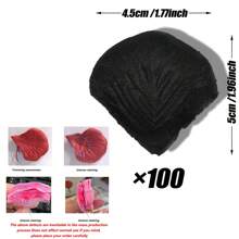 100/1000 stuks diverse kleuren (dieprood, rood, roze, zwart, blauw, geel) kunstzijden rozenblaadjes, geschikt voor Valentijnsdag, romantische nacht, trouwseizoen, Moederdag, aanzoek, verloving, jubileumhuisdecoratie