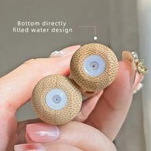 2pcs Luxury Bamboo Perfume Atomizer - Refillable Portable Spray Bottles, 0.17oz/0.27oz, Pocket-Sized Fragrance Dispenser With Transparent Window, Bottom Filling Design For Travel & Outdoor Use