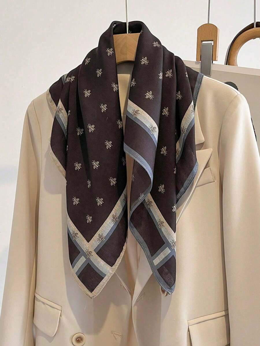 1pc Bandana Head Scarfs Women Handkerchief Neck Scarves Female 70*70cm Luxury Headband Soft Neck Scarves Ladies