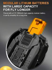 Foldable Remote-Controlled Drone E88 Equipped With Dual Cameras, USB Rechargeable Lithium Polymer Battery, Wi Fi Remote Control, 720p Video, Indoor Use, Beginner Level, Intelligent Obstacle Avoidance