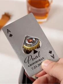 Groomsmen Gift, Ace Of Spades Bottle Opener, Personalized Name Bottle Openers, Engraved Beer Bottle Opener, Groomsmen Proposal,Best Man Gift,Hen Party Accessories,Gifts For Boyfriend,Save The Date Wedding