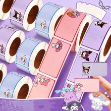 300pcs   & Friends Name Sticker Labels - Cartoon Stickers For Diaries, Office Supplies And Items - Multicolor - View 2