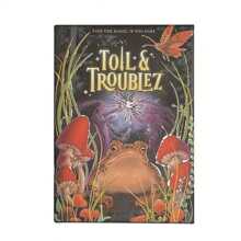 1pc [Festive Delight] Toil & Troublez: Magical Forest Edition - An Exciting Role-Playing Card Game Suitable For Adults, 2-6 Players, 14+ | Featuring Enchanting Frog And Mushroom Designs | Ideal Holiday Gift And Party Game