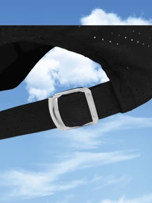 1pc Men's Summer Breathable Quick-Dry Baseball Cap, Lightweight UV Protection, Adjustable Curved Brim Sports Sun Hat For Outdoor Use