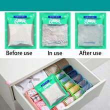 4/10/20 pezzi di buste assorbenti umidità e deumidificanti di tipo cassetto, disidratanti portatili antiumidità e antimuffa, possono essere posizionati direttamente sul letto come borse deumidificanti, adatti per armadi, valigie, cassetti, mobiletti per scarpe, librerie, per mantenere gli oggetti domestici asciutti, deumidificatore per la casa