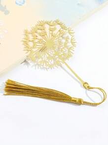 Flower Metal Bookmark, 1 Metal Tassel Bookmark, Gold Hollow Bookmark, Suitable For Book Fans, Writers, Readers, Teenagers, Men, Women, Adults, Essential For Back To School Season - Multicolor - View 13