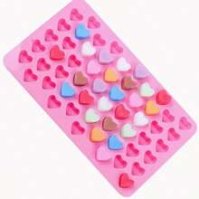 Ice Cube Mold, Mini Heart Shaped Silicone Mold, Chocolate/Gummy Candy Mold, Baking Pastry Jelly Cookie Cake Decorating Tool, Kitchen Supplies