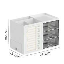 Space-Saving Self-Discipline Desktop Organizer | Plastic Storage Box With Motivational Tracker | Perfect For Student Dorms & Office Desks | Organize Stationery, Track Goals & Maximize Workspace Efficiency