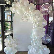 10/20/30/40/50pcs Pearl White Balloons 18/12/10/5 Inches, Pearl White Latex Party Balloons Used For Weddings, Engagements, Bridal Showers, Birthday Party Decorations