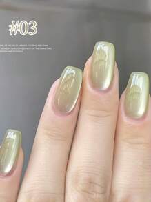 10毫升秋冬流行蓝色玻璃珠猫眼凝胶指甲油，2025新款极简高端美甲凝胶，美甲用品 - 彩色 - 查看 20