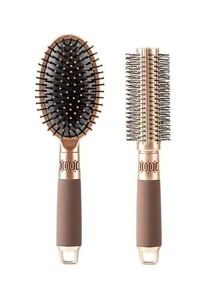 3 件方形气垫刷 + 圆形气垫刷 + 卷发梳：1 件刷子、造型刷、理发刷、卷发刷、气垫刷、尖头刷、按摩刷、手指刷、染发刷塑料按摩防静电发刷、实用护理、SPA、头部按摩器、家用卷发刷母亲节鲜花、给妈妈的个性化礼物、最后一分钟的礼物、母亲节创意、母亲节礼物、给妈妈的手工卡片、50 美元以下的最佳母亲节礼物