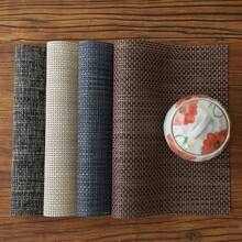 1 件装餐垫桌垫防滑防烫隔热家用北欧餐垫 PVC 餐桌垫防水垫 - 彩色 - 查看 8