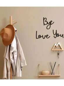 Wooden Love You Bye Sign Above Door, Love You Bye Door Topper, Love You Bye, Love You Bye Sign, Love You, Bye Sign, Love Signs For Home Decor, Love You Bye Wall Decal