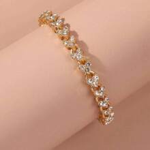 1 Stück modischer Armreif mit Strass in Kristalloptik, Geschenk für Frauen