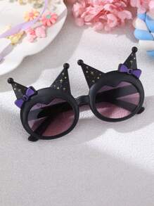 1 Pc Girls Princess Bowknot Fashion Glasses, Fashion Kids Eyewear For Runway Show, Spring Travel, Cross-Border