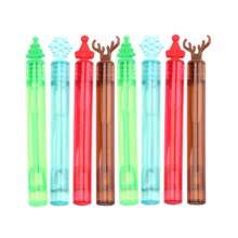 泡泡管玩具雪花恐龙动物皇冠蝴蝶结魔杖礼物婚礼生日派对聚会装饰圣诞节（空瓶） - 彩色 - 查看 6