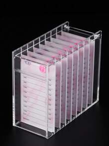 1 peça/Conjunto/8 peças Estojo de Armazenamento Acrílico para Cílios - Suporte para Cola de Extensão de Cílios, Paleta Individual de Azulejo para Ferramentas de Enxerto de Cílios, 1 peça /1 conjunto/8 peças Almofada Acrílica para Cílios, Suporte de Almofada Acrílica para Cílios Individuais/ Almofada de Comprimidos de Almofada Acrílica/ Acrílica Almofada de Tabuleiro para Cola de Extensão de Cílios
