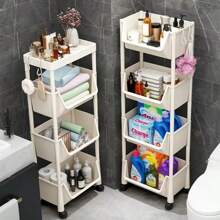 Mały stojak na wózek, domowy stojak na przekąski, wielowarstwowy regał do przechowywania książek w salonie, mobilny kosz na owoce i warzywa do kuchni, dekoracja zewnętrzna