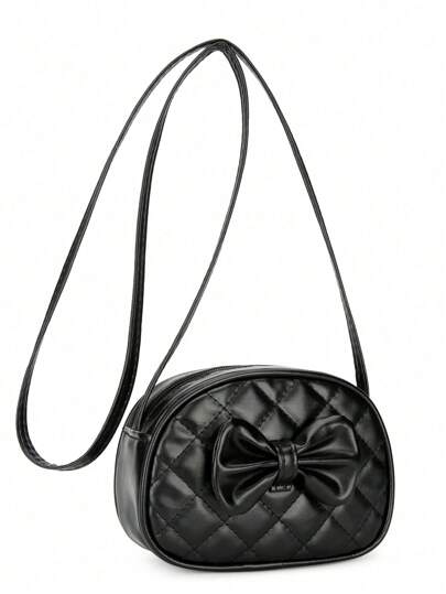 قطعة واحدة حقيبة كتف بشكل فراشة جلد اصطناعي للبنات، حقيبة عبر الجسم صغيرة مربعة بتطريز معين على الموضة، مع إغلاق سحاب، خيار هدية مناسب لكل الفصول