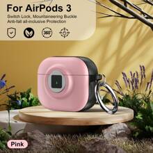 创意相机锁式保护壳，兼容 Apple Airpods 第四代，防震，独特设计，适合男女，时尚第四代锁保护套 - 彩色 - 查看 13