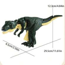 1 件摇摆咆哮电子恐龙玩具，青少年恐龙模型，霸王龙点头恐龙动物玩具，缓解压力和恶作剧玩具 - 彩色 - 查看 11