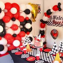 10/20/30/40/50 个红色气球 18/12/10/5 英寸，红色乳胶派对气球用于淋浴派对、结婚纪念日、情人节、圣诞节、生日派对装饰 - 紅色 - 查看 7