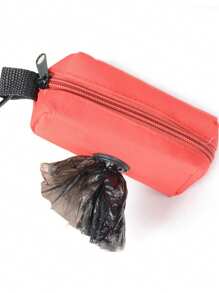 Outdoor Dog Walking Waste Poop Bag Dispenser, Pet Trash Bag Holder