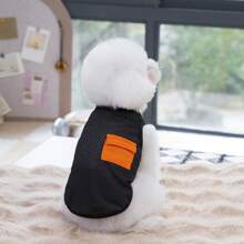 宠物春夏网眼透气背心衬衫，适合猫和小型犬，户外穿着