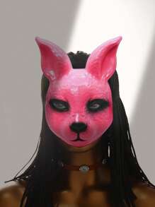 1pc3D Rabbit Animal Mask Festival Party Dress Up Stage Props