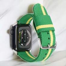 Apple Strap Elastisch Nylon Canvas Compatibel met Apple Watch 38mm40mm41mm Waterdicht en ademend Multi-Color Optioneel