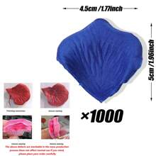 100/1000 stuks diverse kleuren (dieprood, rood, roze, zwart, blauw, geel) kunstzijden rozenblaadjes, geschikt voor Valentijnsdag, romantische nacht, trouwseizoen, Moederdag, aanzoek, verloving, jubileumhuisdecoratie